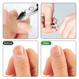 opove X7 next to ruler showing compact size and salon-ready scale