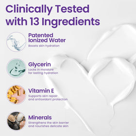 Optase label close-up listing key ingredients, reveals preservative-free formula