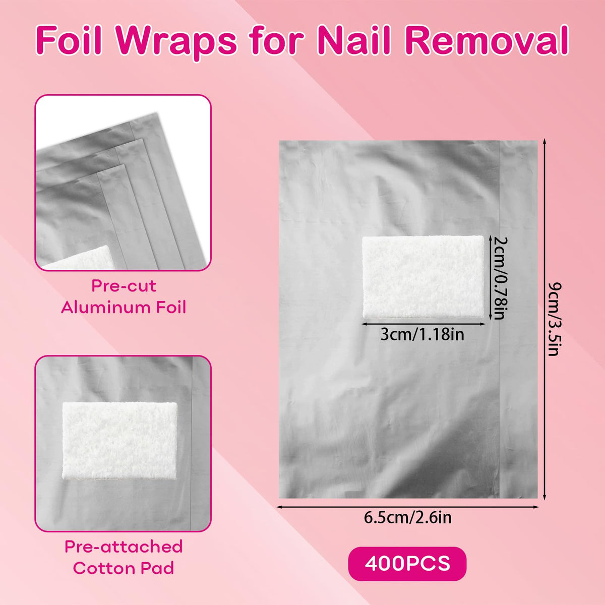 Opvixi close-up lint-free cotton pad with pre-applied absorbency benefit