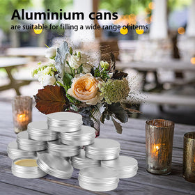 Opvixi hand holding tin showing comfortable size and easy handling