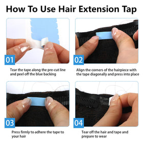 Opvixi tape being removed cleanly with remover showing no residue and gentle hair care