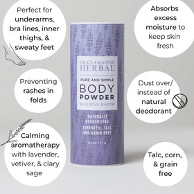 Ora's Amazing Herbal biodegradable tube packaging showing eco-friendly benefit
