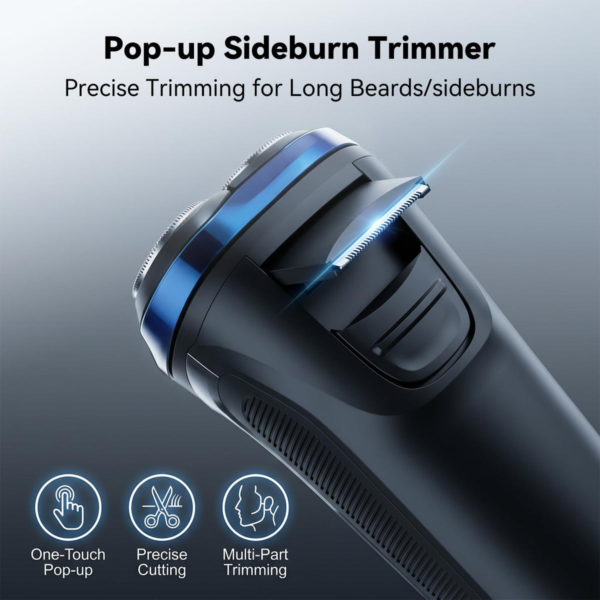 ordele shaver used in shower showing wet use and easy cleanup benefit