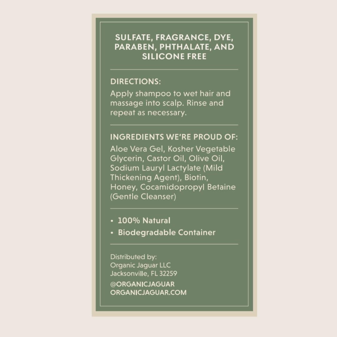 Organic Jaguar after-wash shiny smooth hair for manageability