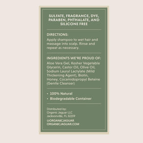 Organic Jaguar after-wash shiny smooth hair for manageability