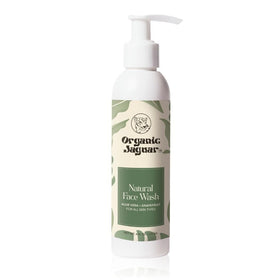 Organic Jaguar front bottle showing label and benefit of gentle cleansing