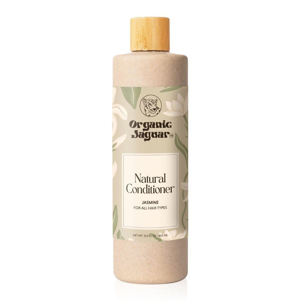 Organic Jaguar front label bottle showing product name and hydrating benefit