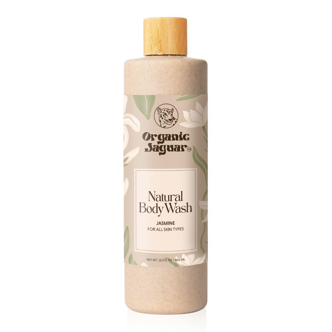 Organic Jaguar front packaging shows bottle and label for gentle cleanser