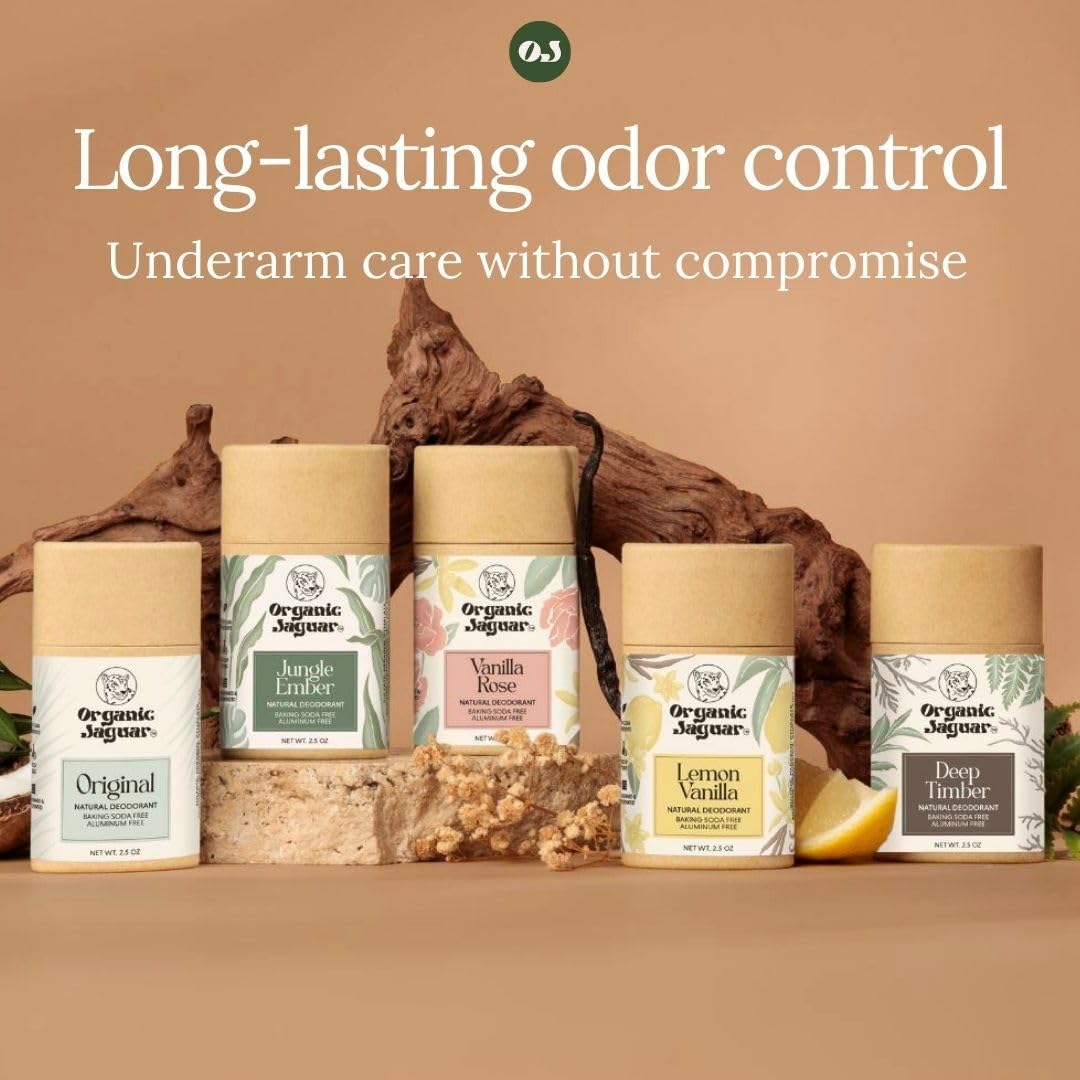 Organic Jaguar travel kit lifestyle shot showing portability and TSA-friendly benefit