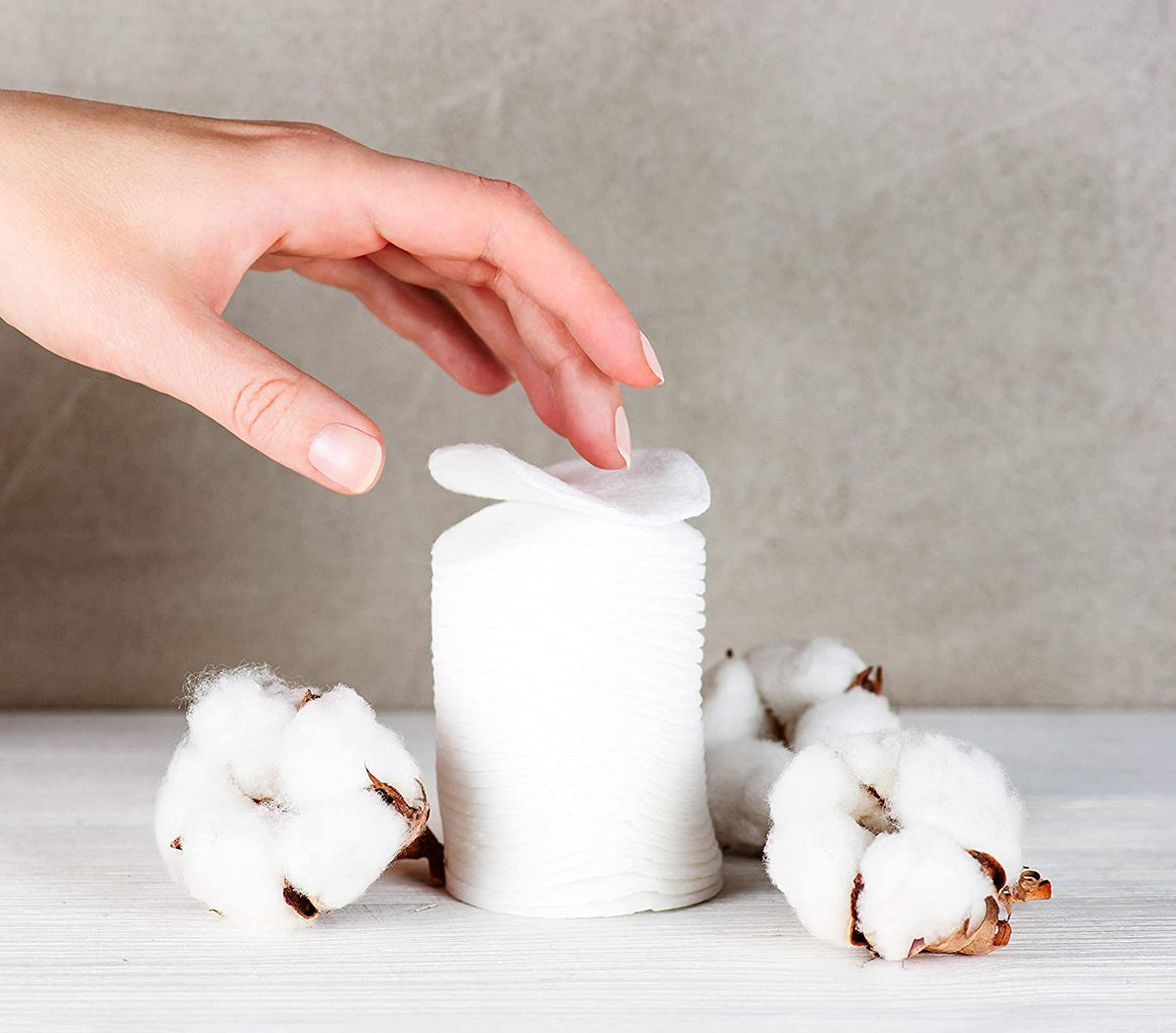 Organyc cotton round removing makeup gently for cleaner skin