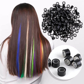 Orgrimmar in-use photo of a stylist attaching micro rings for faster installations