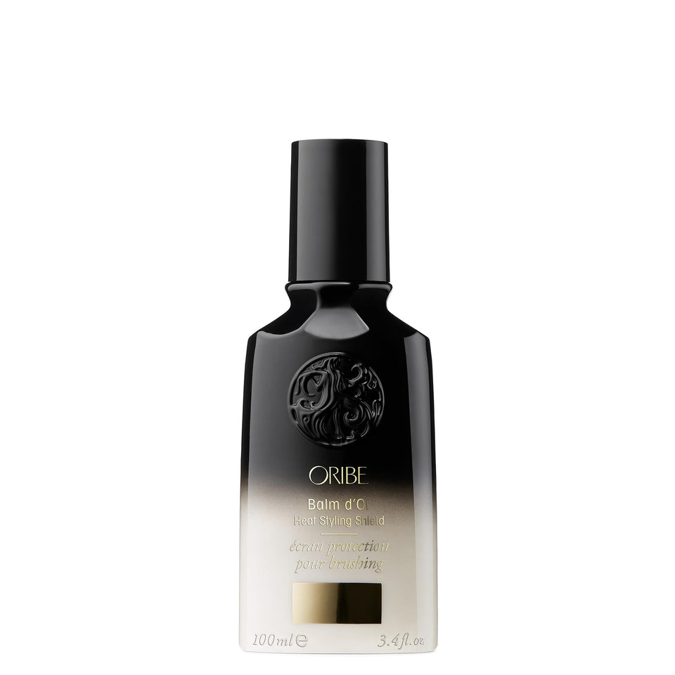 Oribe Balm D'Or front packaging showing luxe jar and product name for elegant protection