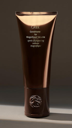 Oribe bottle label and ingredients detail highlighting treatment safety