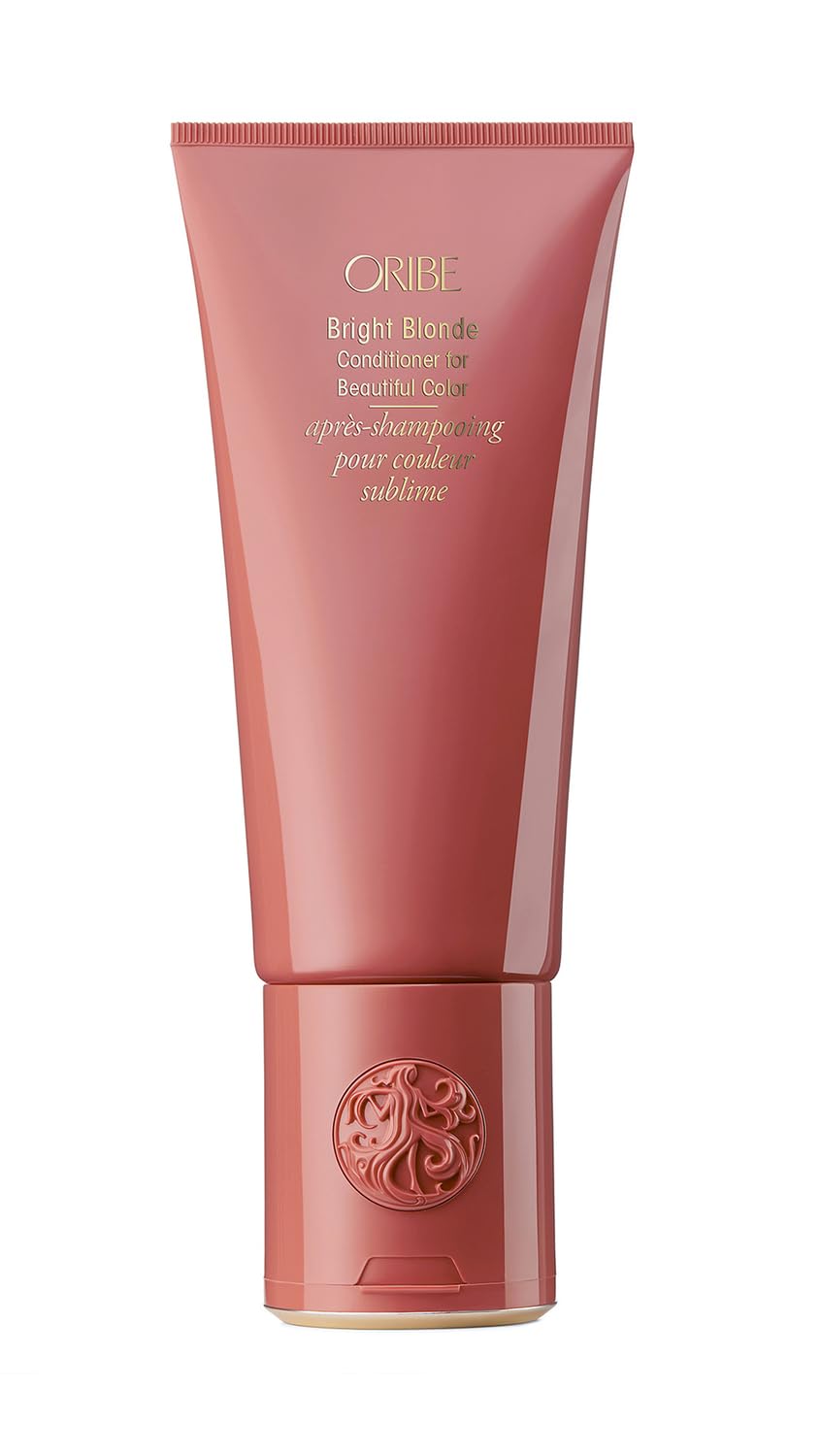 Oribe Bright Blonde Conditioner front label showing size and color benefits