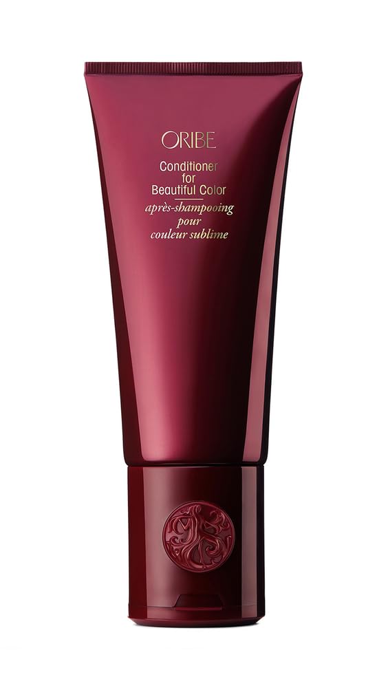 Oribe bottle front view showing label and premium packaging for color protection