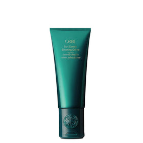 Oribe jar front view showing branding and elegant packaging benefit polished presentation