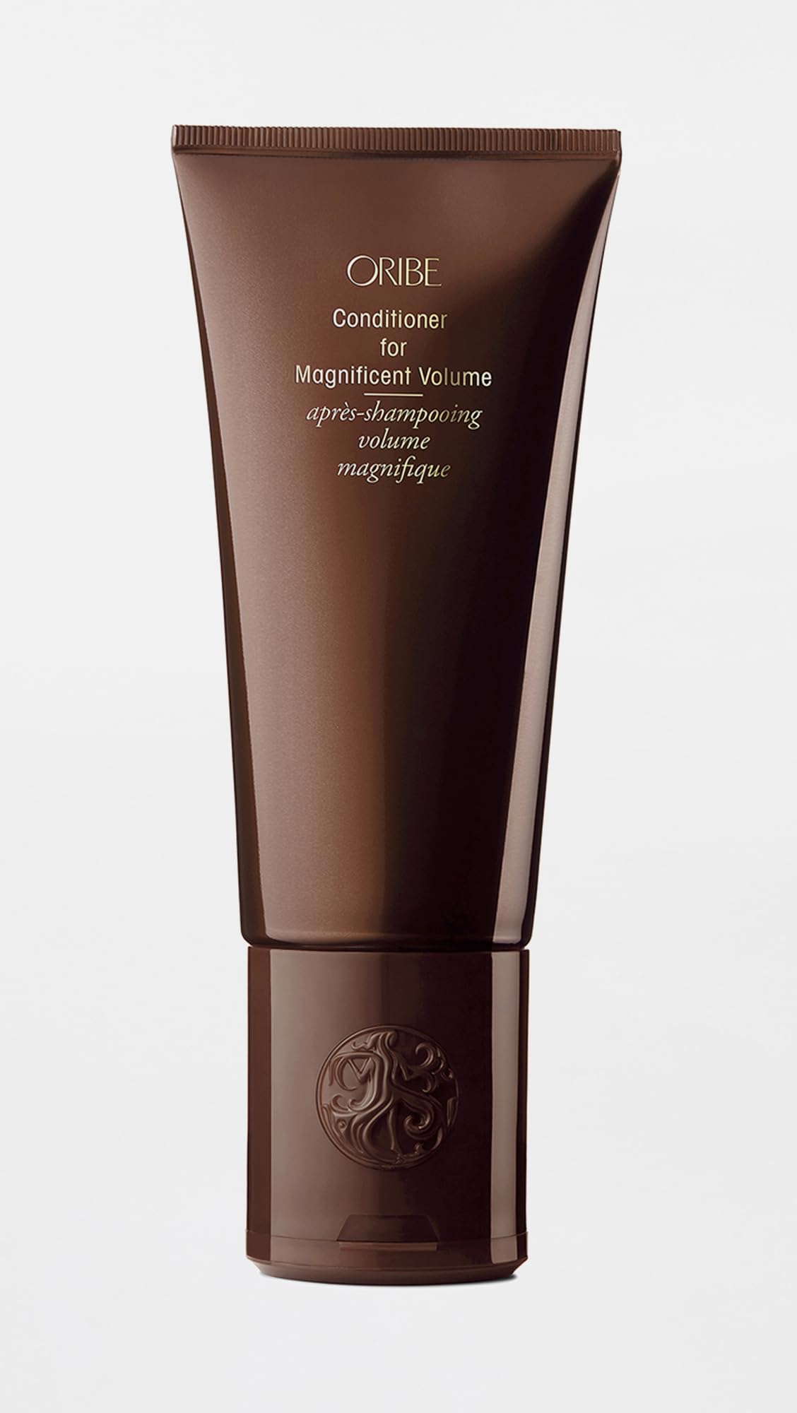 Oribe gel‑crème texture closeup demonstrating lightweight consistency