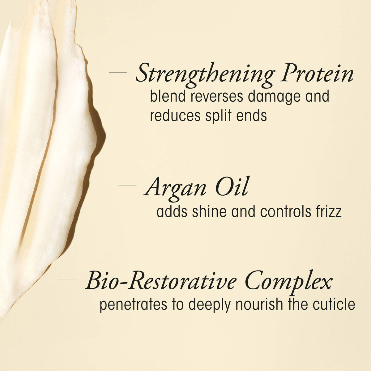 Oribe Gold Lust creamy conditioner texture close-up showing rich hydration benefit