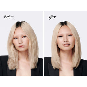 Oribe Gold Lust nozzle close-up demonstrating precise spray for even protection