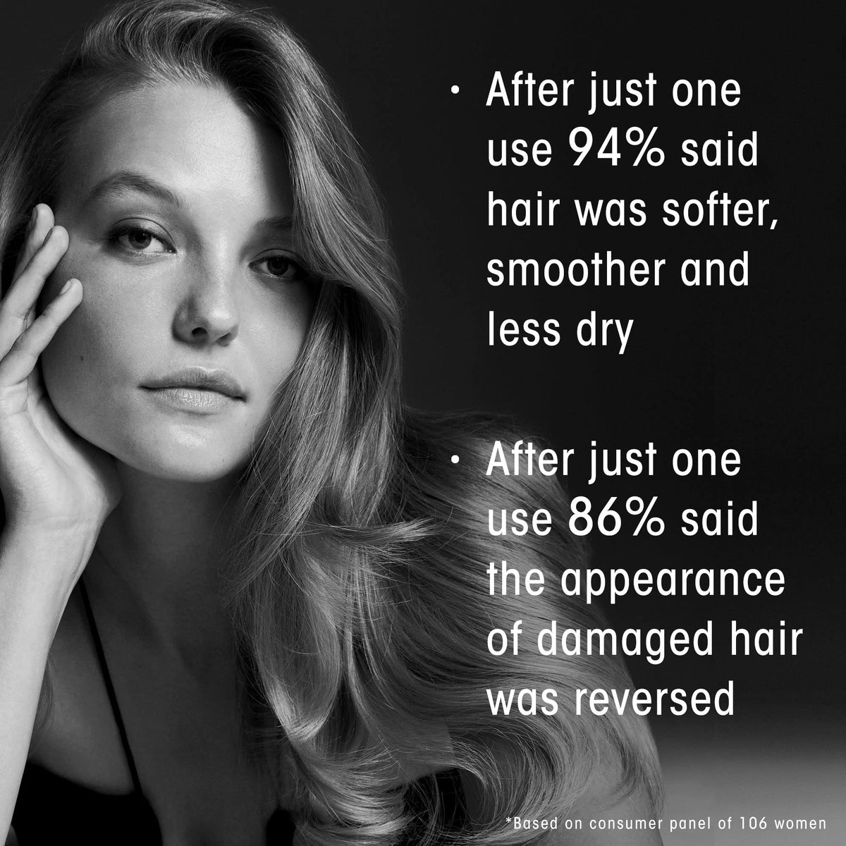 Oribe Gold Lust label close-up highlighting plant collagen and active ingredients