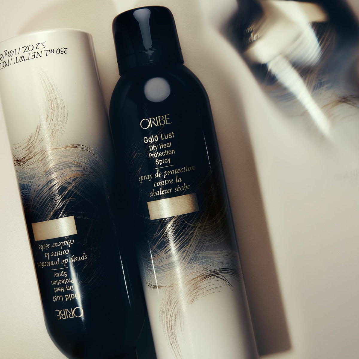 Label close-up highlighting Oribe Côte d’Azur scent and product details