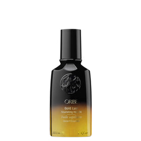 Oribe Gold Lust front packaging showing elegant bottle and shine benefits