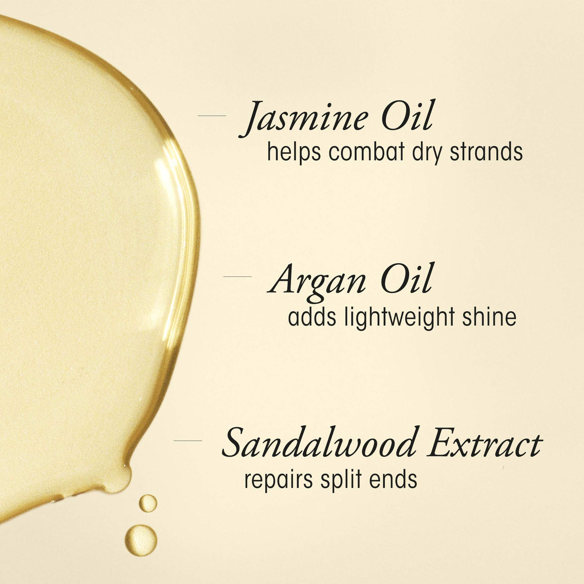 Oribe Gold Lust oil texture close-up highlighting lightweight absorption and softness