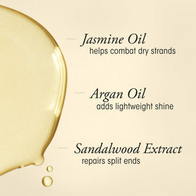 Oribe Gold Lust oil texture close-up highlighting lightweight absorption and softness