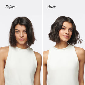 ORIBE styling tool demonstration showing 450°F heat protection benefit