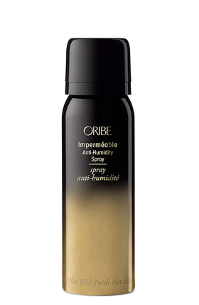 Oribe Impermeable front packaging shows brand and compact size benefit