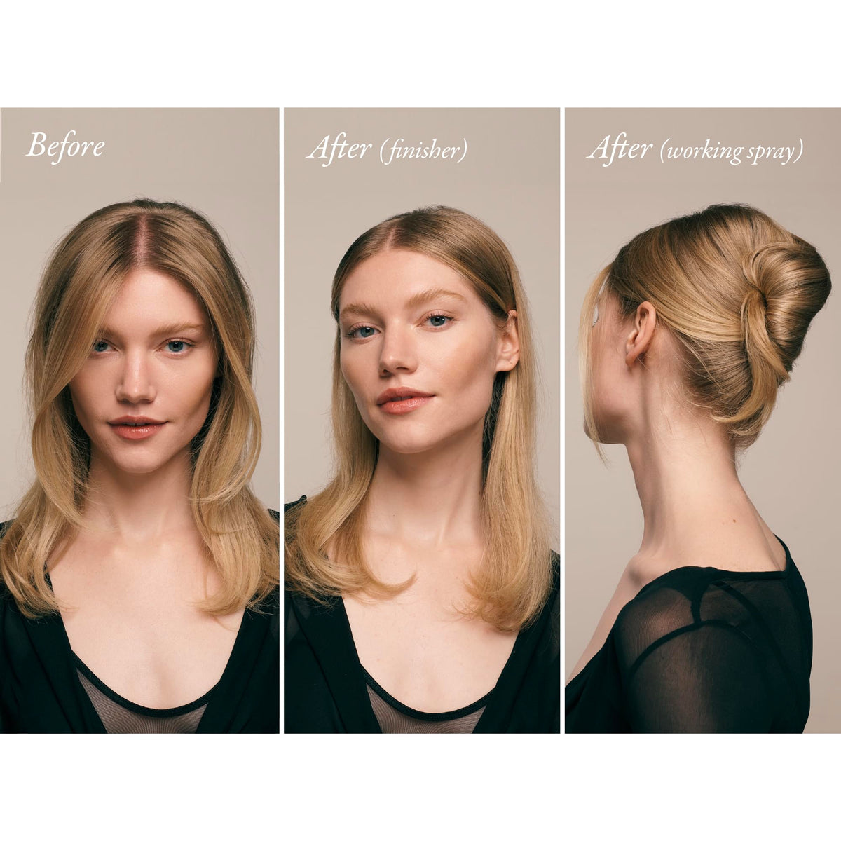 Close-up of Oribe label and ingredients panel highlighting clean formula