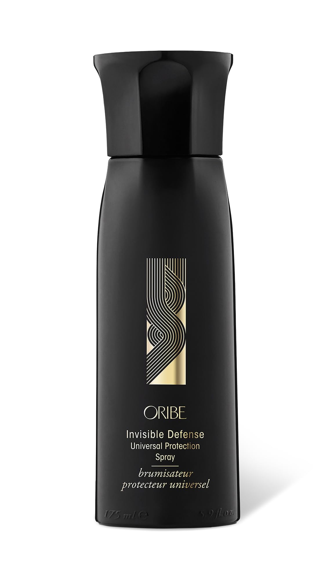 Oribe Invisible Defense front packaging showing bottle and label, promotes protection