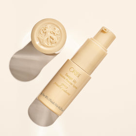 ORIBE lifestyle updo with volume shows lifted roots and textured finish for fuller-looking hair