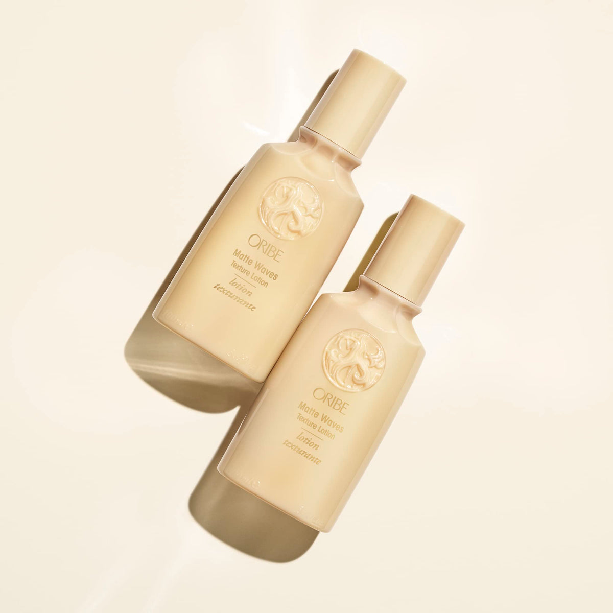 Oribe Matte Waves applied to hair close-up showing matte tousled texture benefit