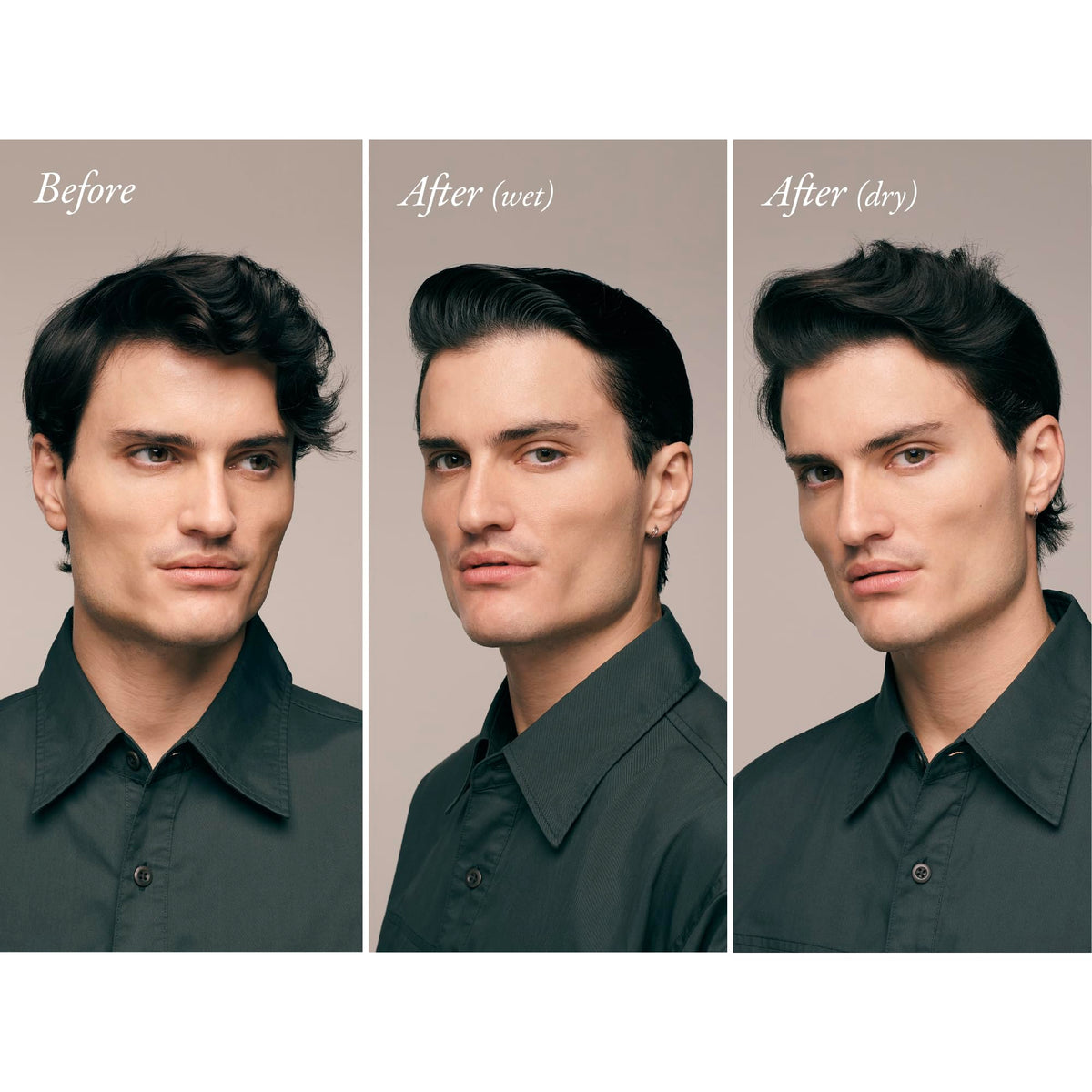 Oribe Rock Hard Gel texture closeup cream‑gel highlighting spreadability and shine
