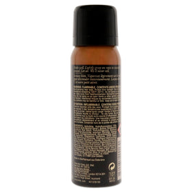 Oribe Root Touch-Up Spray being applied to roots, demonstrating instant coverage and oil absorption