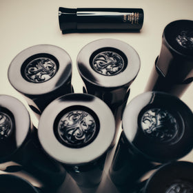 After blowout using Oribe Royal Blowout with visible shine and soft-looking finish