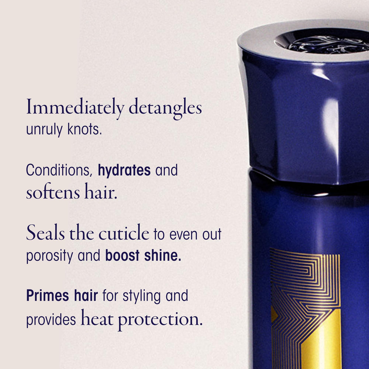 ORIBE nozzle close-up spraying mist for even application and fine distribution benefit
