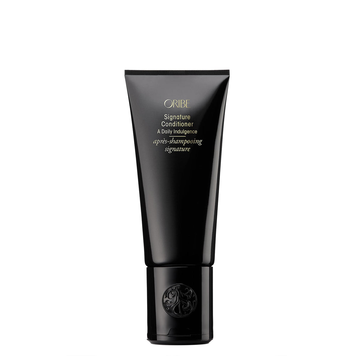 Oribe Signature Conditioner front bottle showing elegant packaging and premium finish
