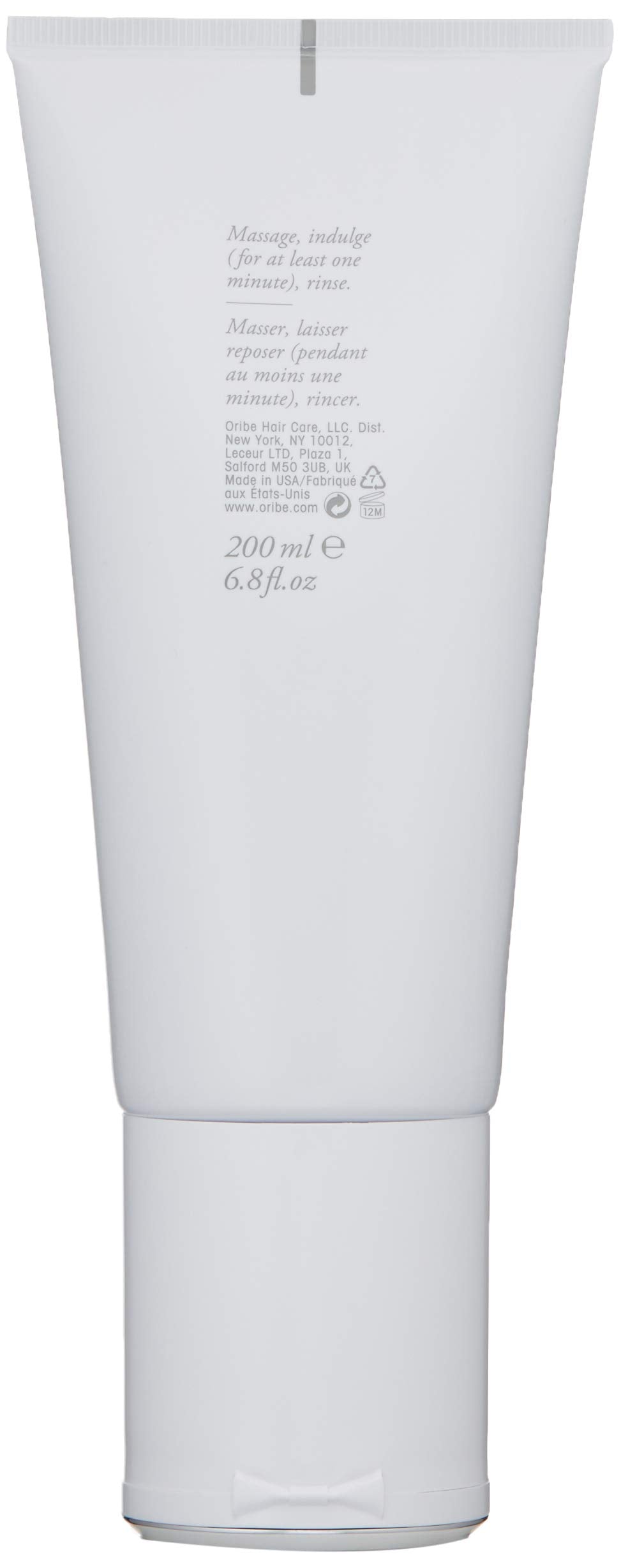 ORIBE Silverati label and pump detail highlighting luxurious branding and usage