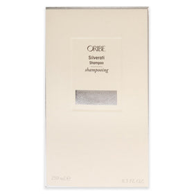 Oribe Silverati Shampoo 8.5 oz size comparison to show portability and value
