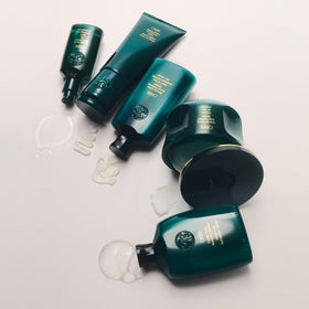 Oribe back label close-up with directions and ingredient clarity for safe use