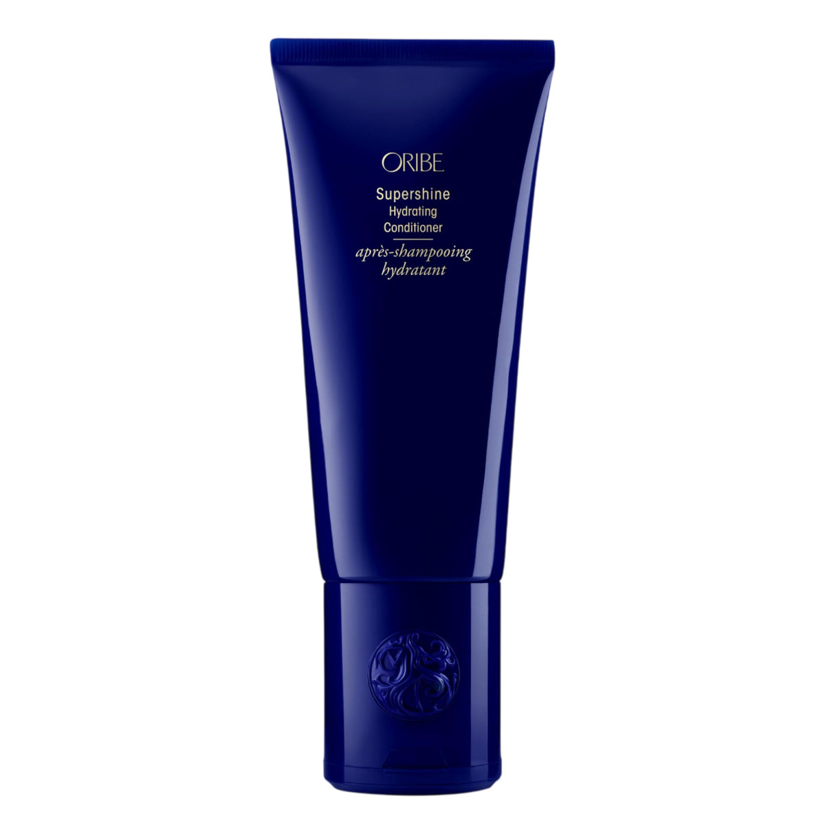 Oribe Supershine front bottle showing sleek packaging and premium shine benefit