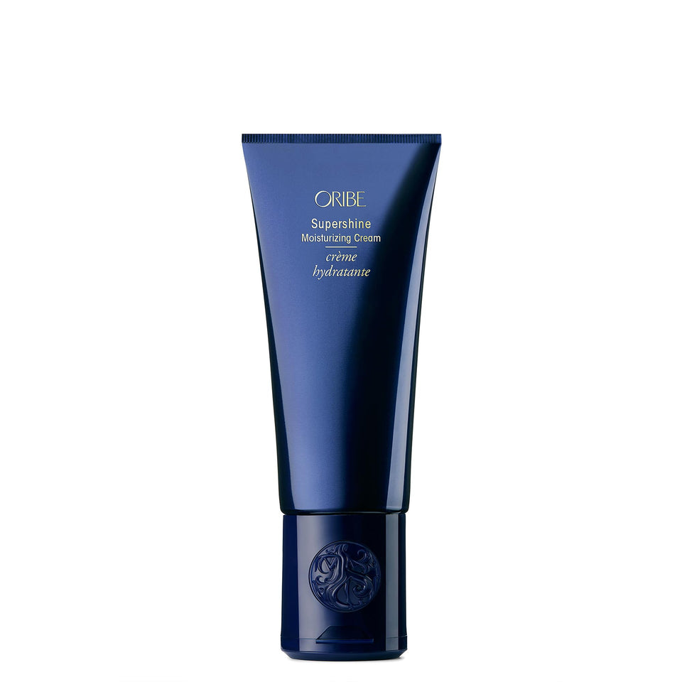 Oribe Supershine front jar showing premium packaging and shine benefit