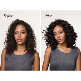 Oribe Supershine in hand to illustrate compact 2.5oz travel convenience