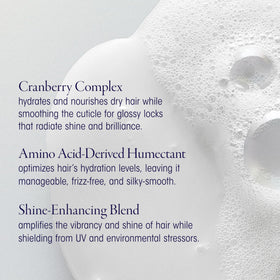 Oribe Supershine in-shower application showing gentle cleanse and detangling benefit