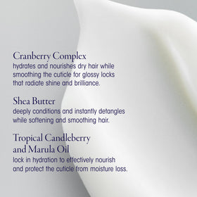 Oribe Supershine applied to mid-lengths and ends for detangling and softness