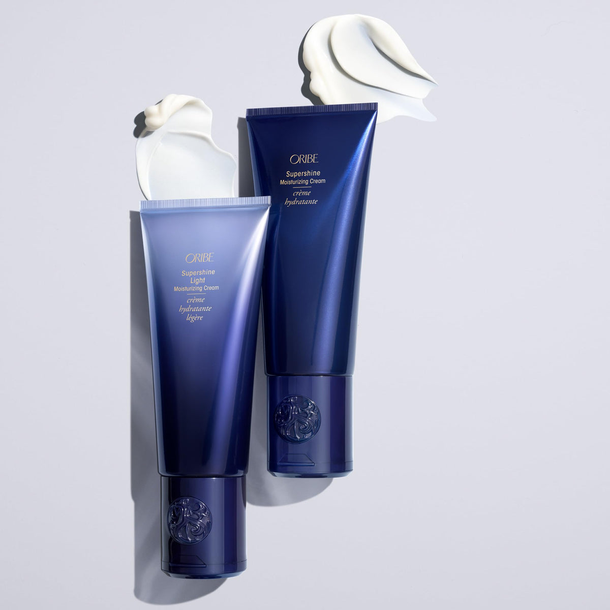 Oribe Supershine finished blowout in lifestyle scene for glossy results