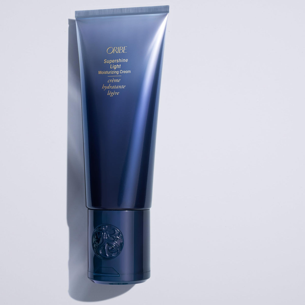 Oribe Supershine label and ingredient panel showing safe, clean formula