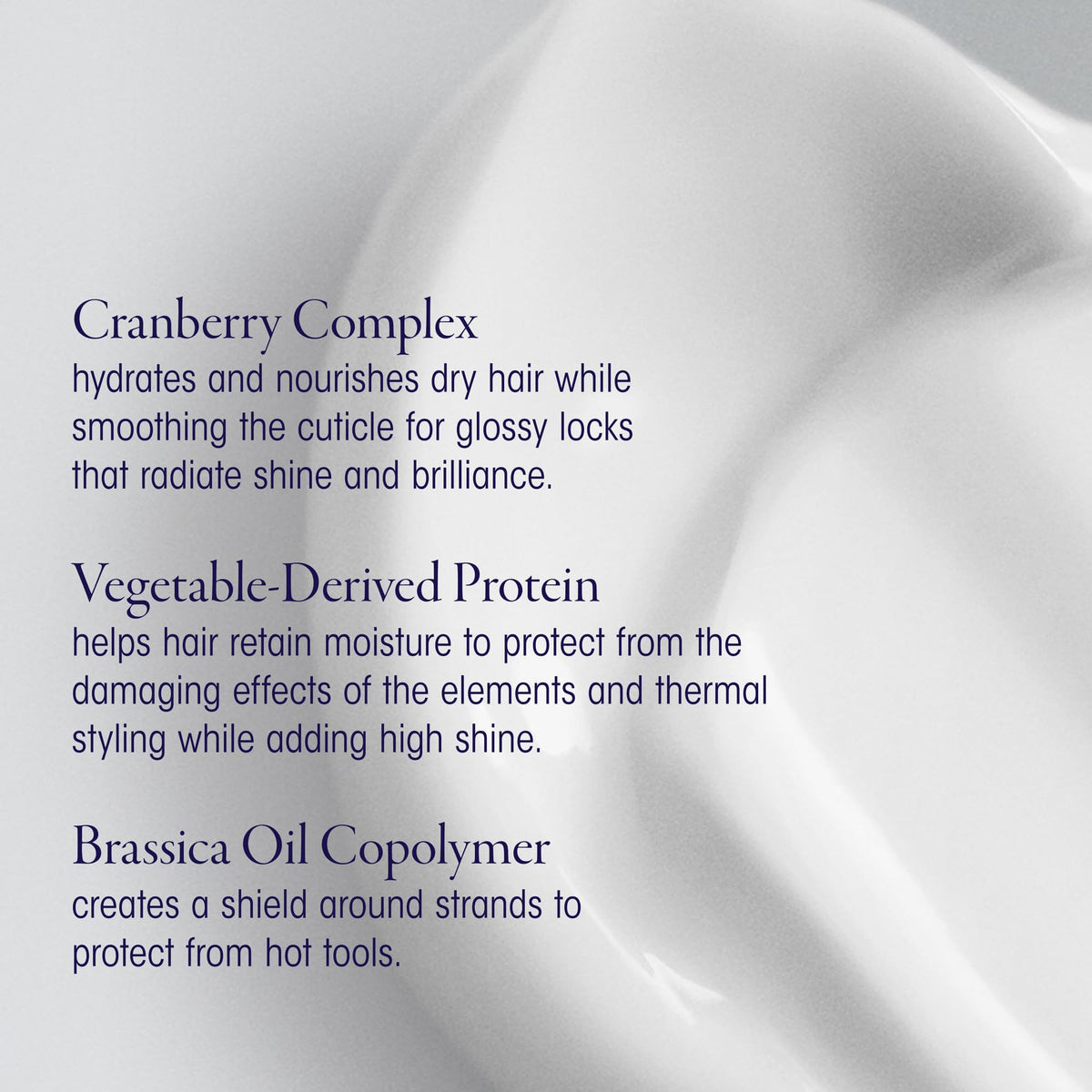 Oribe Supershine amount on palm illustrating easy dosing and control benefit